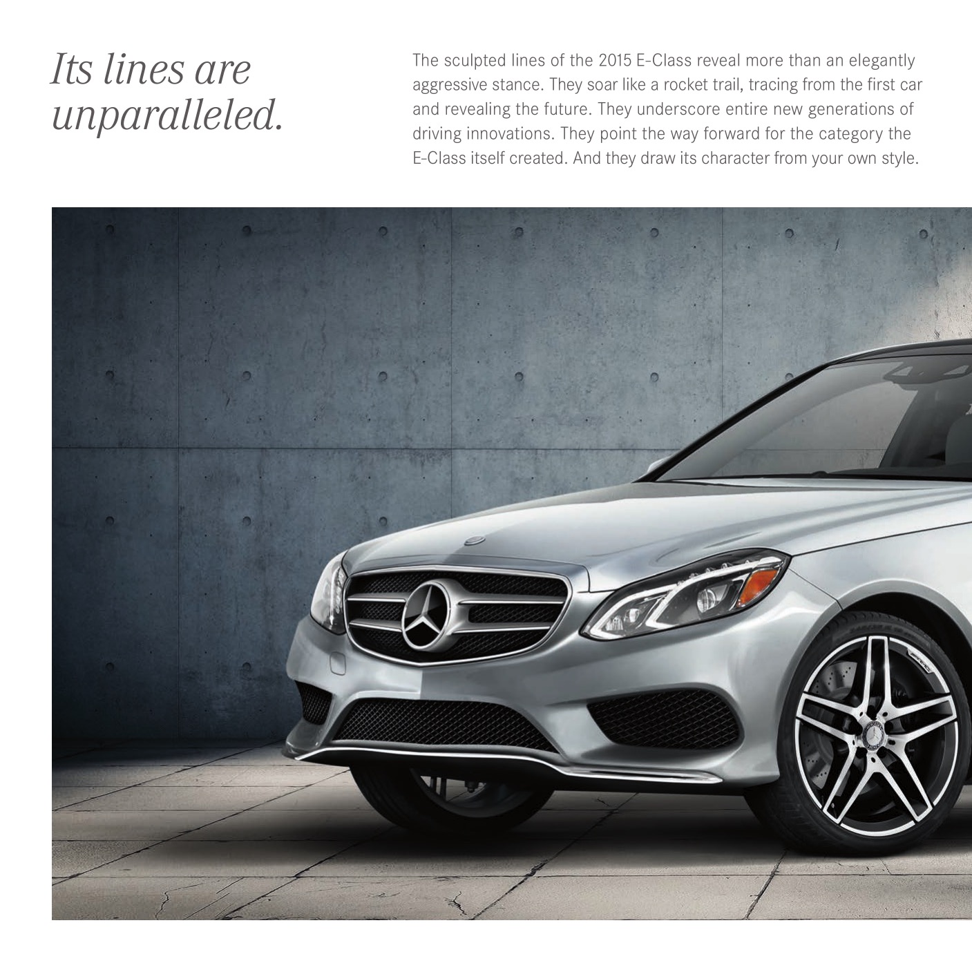 2015 Mercedes-Benz E-Class Brochure Page 14